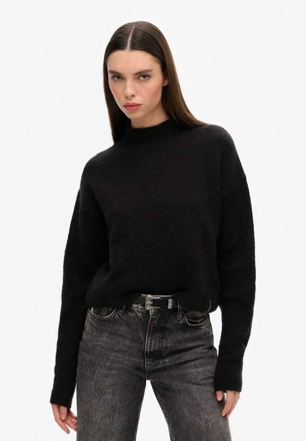 VINTAGE ESSENTIAL MOCK NECK - Strickpullover