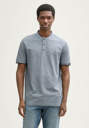 MIT STEHKRAGEN - Jednoduché tričko - dark blue two tone