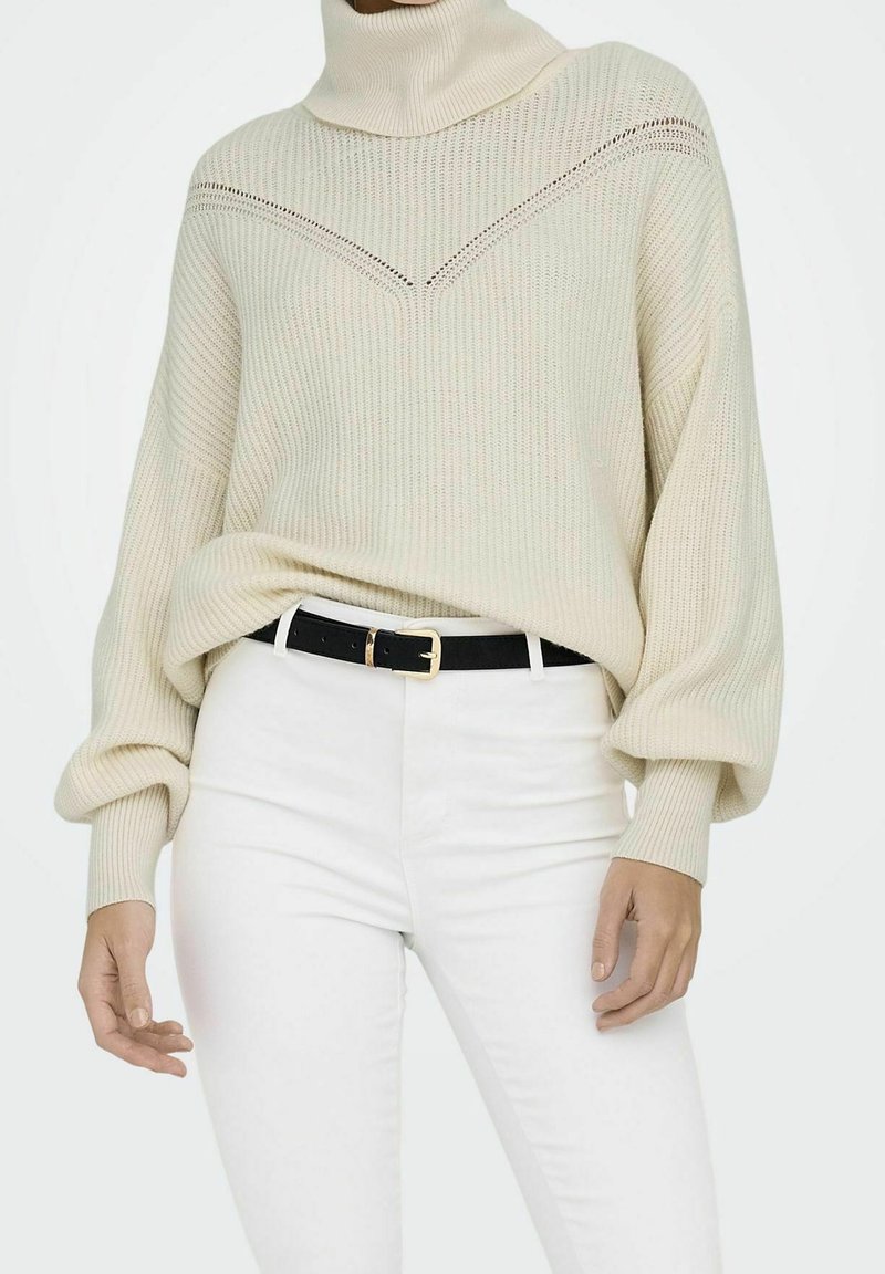 ONLY Stickad tröja - off-white