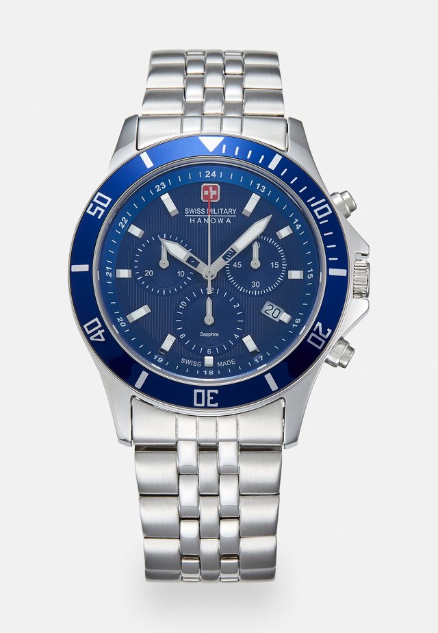 FLAGSHIP CHRONO II - Zegarek chronograficzny - silver-coloured/blue