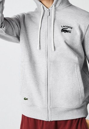 Sudadera con cremallera - mottled grey