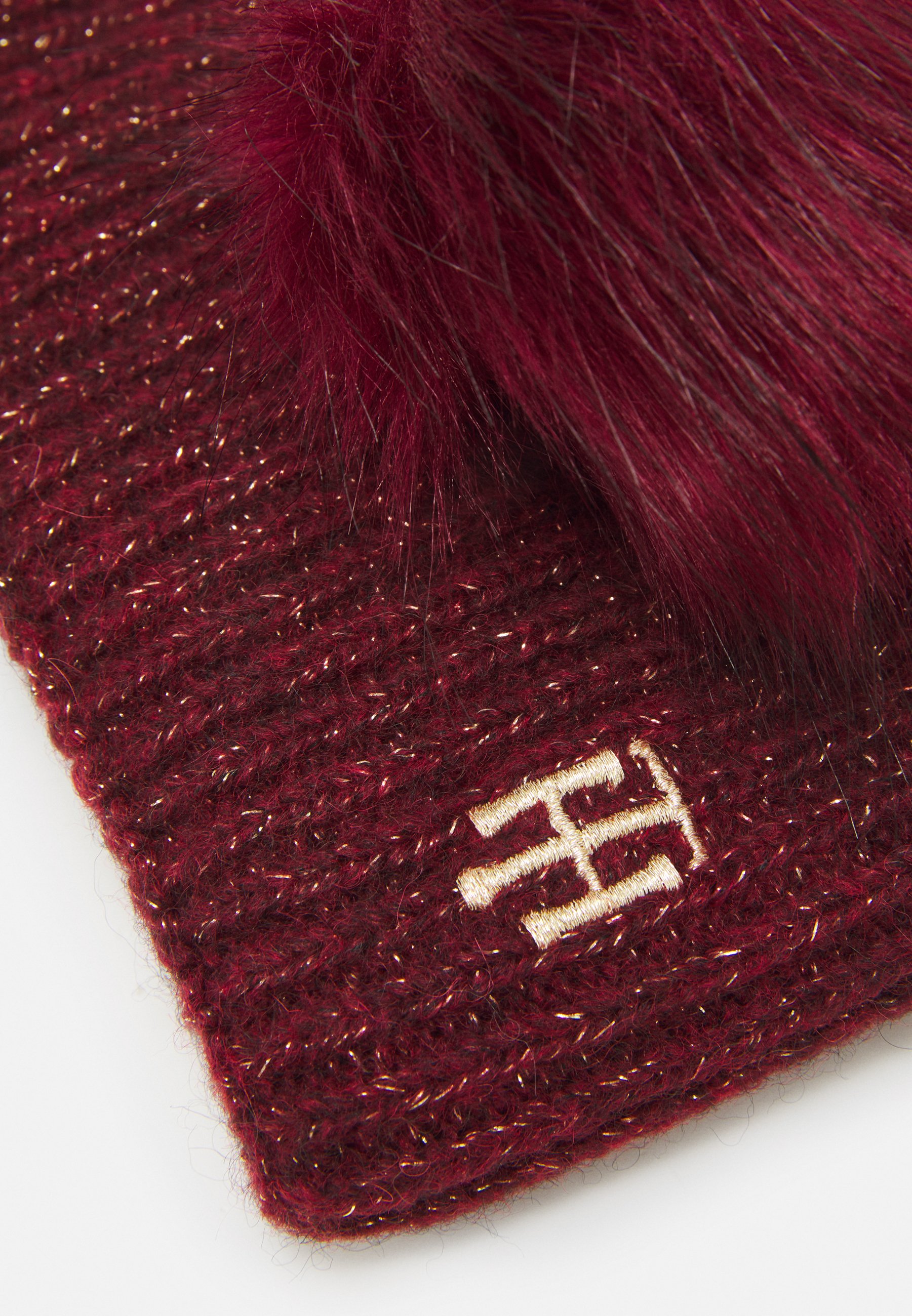 tommy hilfiger pom beanie