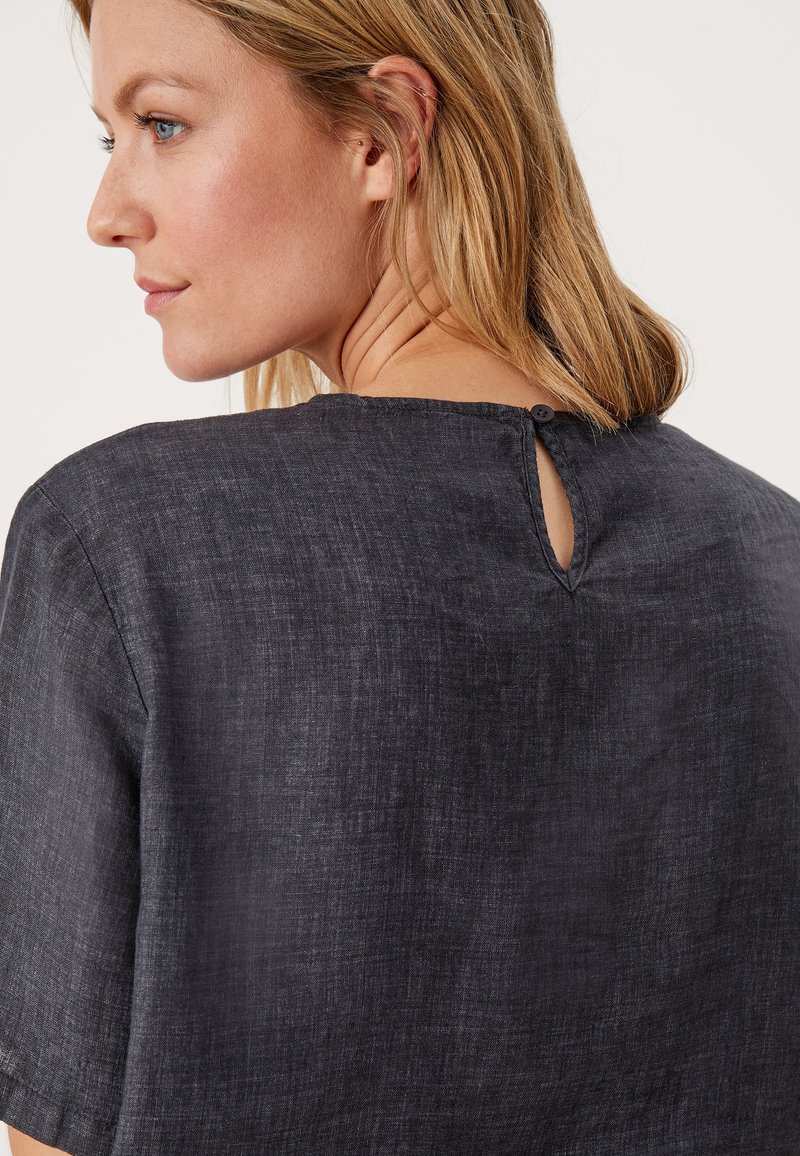 Damen Hemdblusen | s.Oliver MIT GUMMIBUND Bluse blue graphite mela/dunkelgrau-meliert - DJ10747 Damen Hemdblusen | s.Oliver MIT GUMMIBUND Bluse blue graphite mela/dunkelgrau-meliert - DJ10747