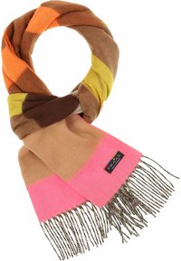 FRAAS STRIPES CASHMINK - MADE IN GERMANY - Écharpe - camel
