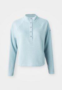 HOLLY HIDEAWAY™ WAFFLE HALF SNAP - Long sleeved top - crushed blue