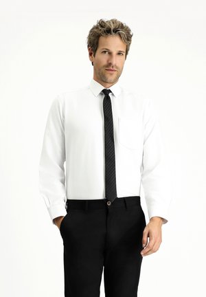 LONG SLEEVE REGULAR FIT PLAIN OXFORD  - Businesshemd - white