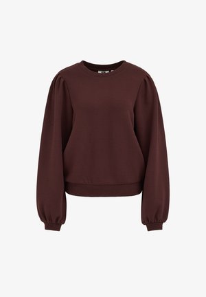 WE Fashion, Sweater - dark brown