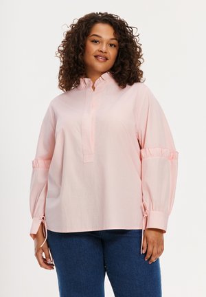 YOEK MIT DRUCK - Blouse - pink