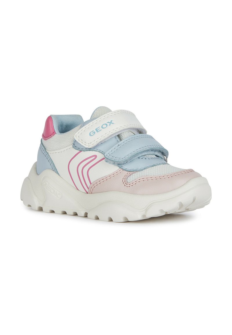 Geox Bébé Fille B Ciufciuf Girl A - Baskets Respirantes Et Confortables Avec Velcro