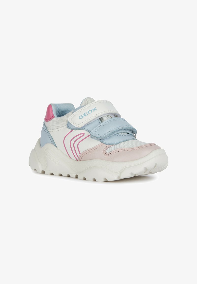 Geox Bébé Fille B Ciufciuf Girl A - Baskets Respirantes Et Confortables Avec Velcro