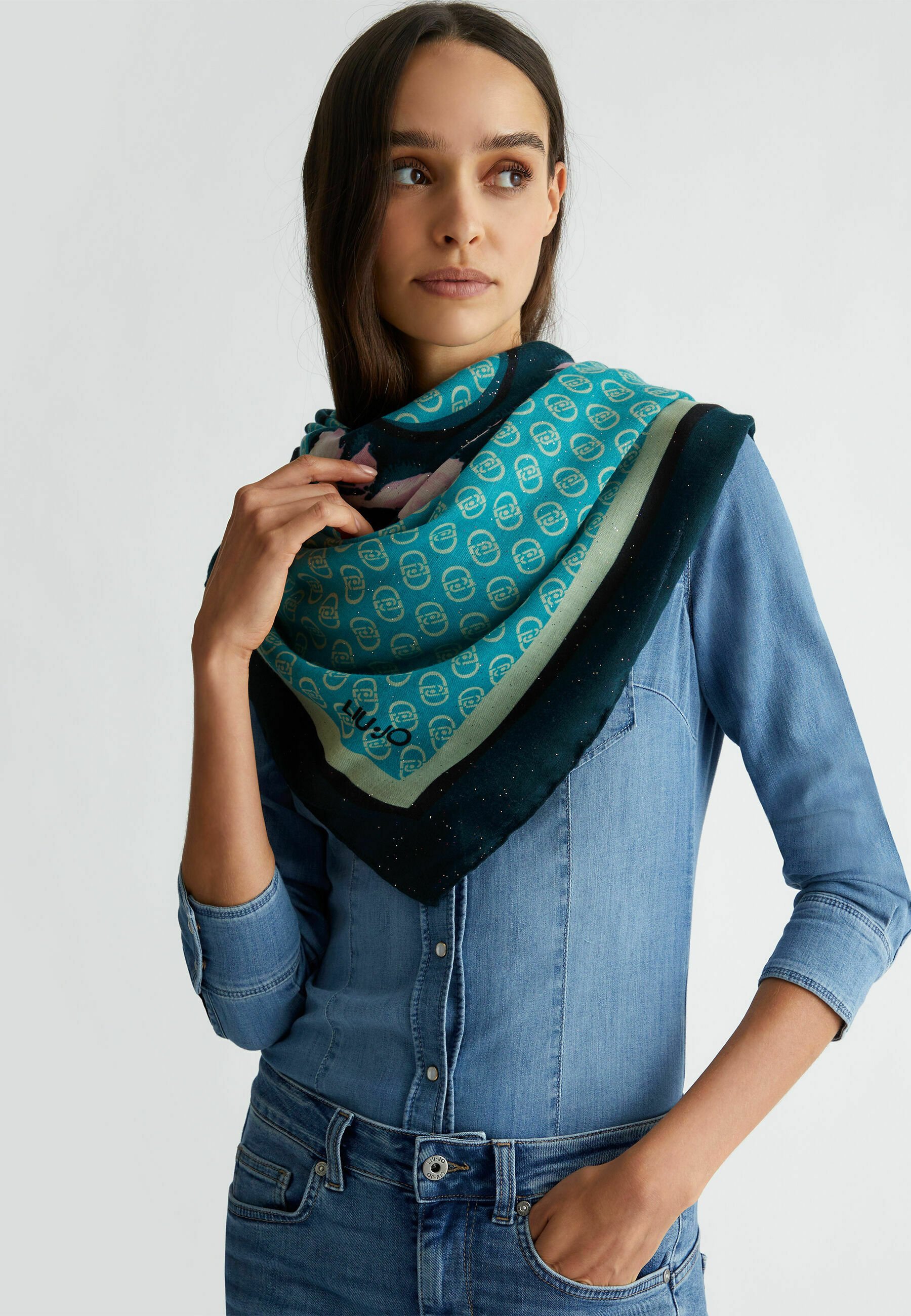 スカーフ LIU JO Woman Scarf Multicolor 2A5050T0300 X0062 8056255450673---