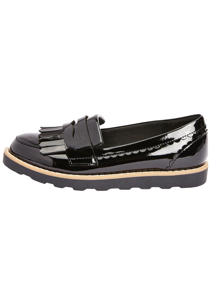 Next PATENT WIDE FIT LOAFERS - Scarpe senza lacci - black