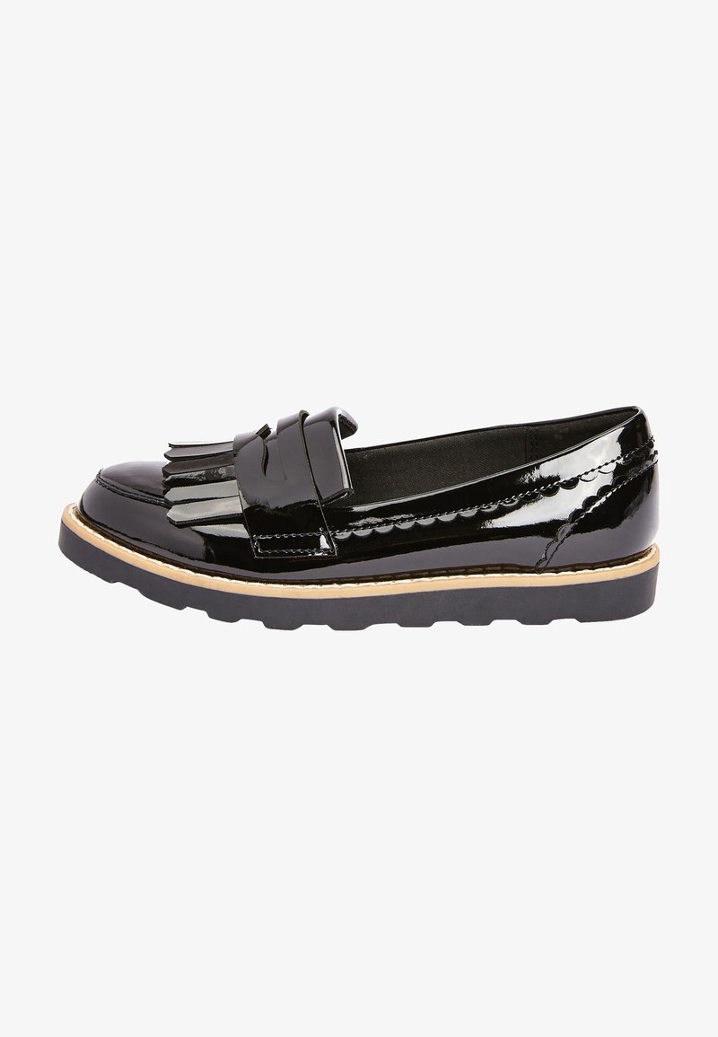 Next PATENT WIDE FIT LOAFERS - Scarpe senza lacci - black