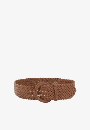 Abro, ABRO GÜRTEL - Braided belt - caramel cognac