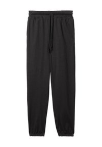 MIT PASPELTASCHEN UND TUNNELZUG - Pantaloni sportivi - nero