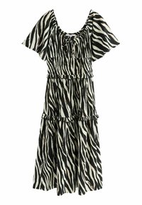 Robe Courte Noire Et Blanc Next Taille 46 - Neuf Sans étiquettes - Viscose