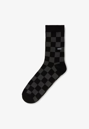 Vans CHECKERBOARD CREW II - Calze - black/white/nero Vans CHECKERBOARD CREW II - Calze - black/white/nero