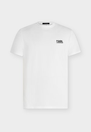 KARL LAGERFELD, CREWNECK - T-Shirt basic - white