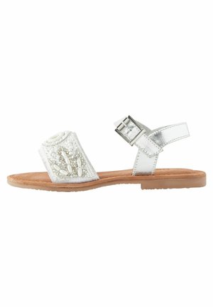 BEADED OCCASION REGULAR FIT - Sandalias - white