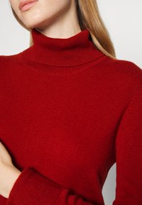 pure cashmere TURTLENECK - Camisola - brick