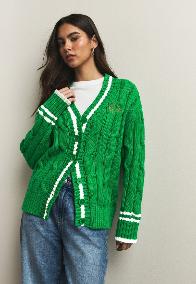 Next CABLE - Kofta - bright green tipped/grön - Zalando.se