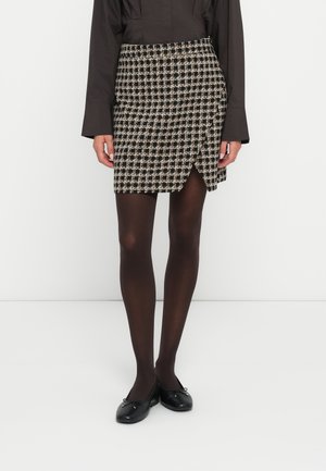 YASVISMO SHORT SKIRT - Minirok - black/multi-coloured