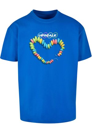 Upscale by Mister Tee, SWEET TREATS  - T-shirts print - blue