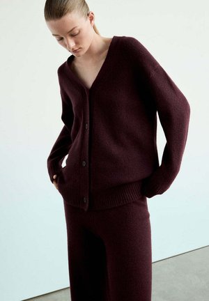 Mango, ADULT - Chaqueta de punto - bordeaux
