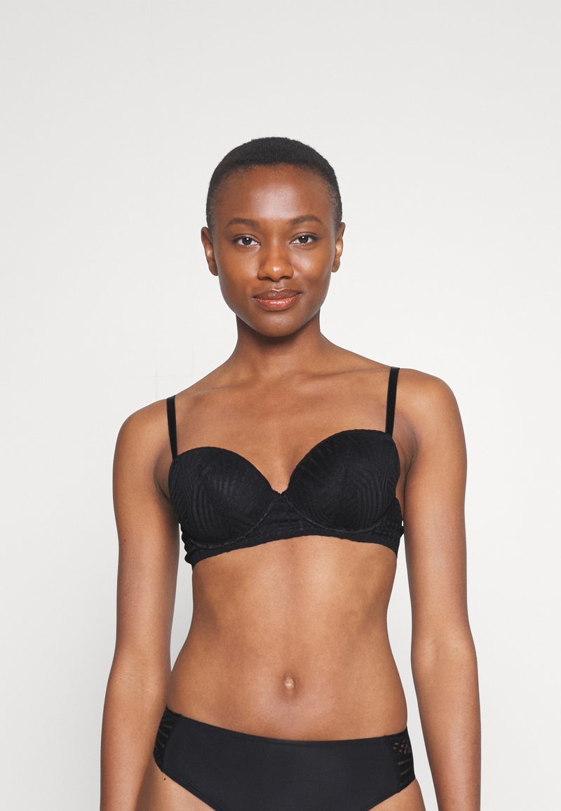 Esprit SEASONAL CLASSIC FIT PADDED B gel BH Black schwarz Zalando de