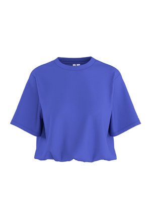 HYPEDROP, Cropped HDPERLA SS BALLOON - T-shirt basic - dazzling blue