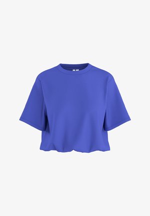 HYPEDROP, Cropped HDPERLA SS BALLOON - T-shirts basic - dazzling blue