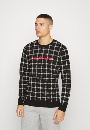 LOGO GRAPHIC LOUNGE - Maglia del pigiama - black