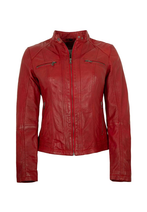 Lederjacke - rot