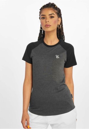 Just Rhyse ALJEZUR - T-shirt imprimé - anthracite black