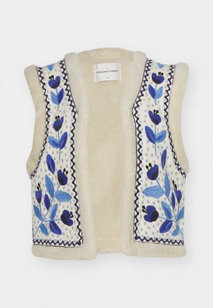 TOMMY GILLET - Waistcoat - cornflower blue