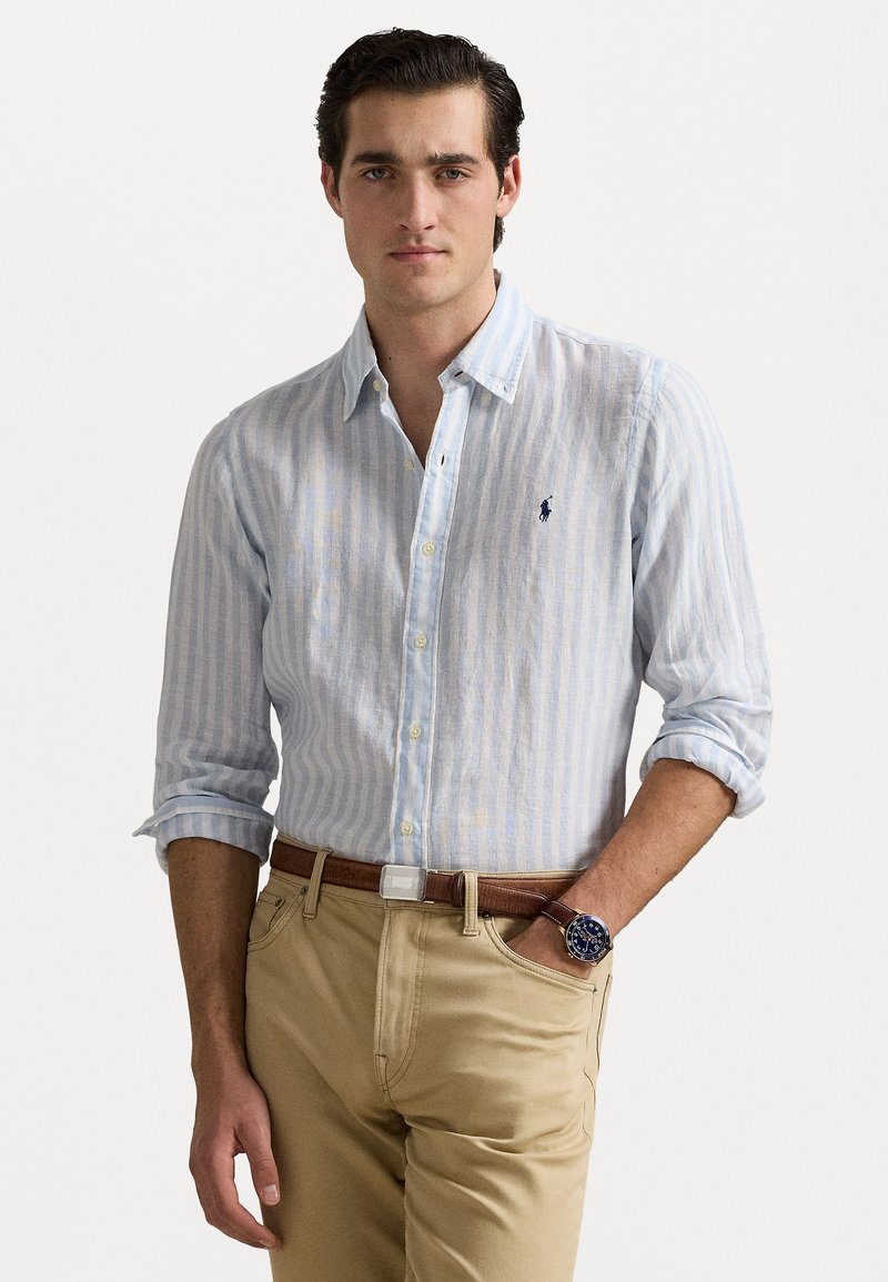 Polo Ralph Lauren - LONG SLEEVE SPORT SHIRT - Chemise - office blue/white, Agrandir