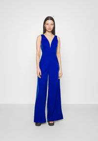 WAL G PETITE - WEDDING PETITE LIVA V NECK - Jumpsuit - electric blue Miniatyrbilde 1