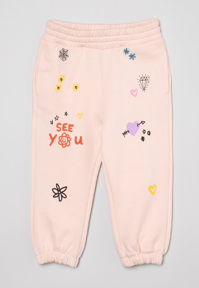 Stella McCartney Kids Trainingsbroek donkerroze
