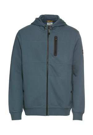 MIT KAPUZE - Zip-up sweatshirt - tinted blue