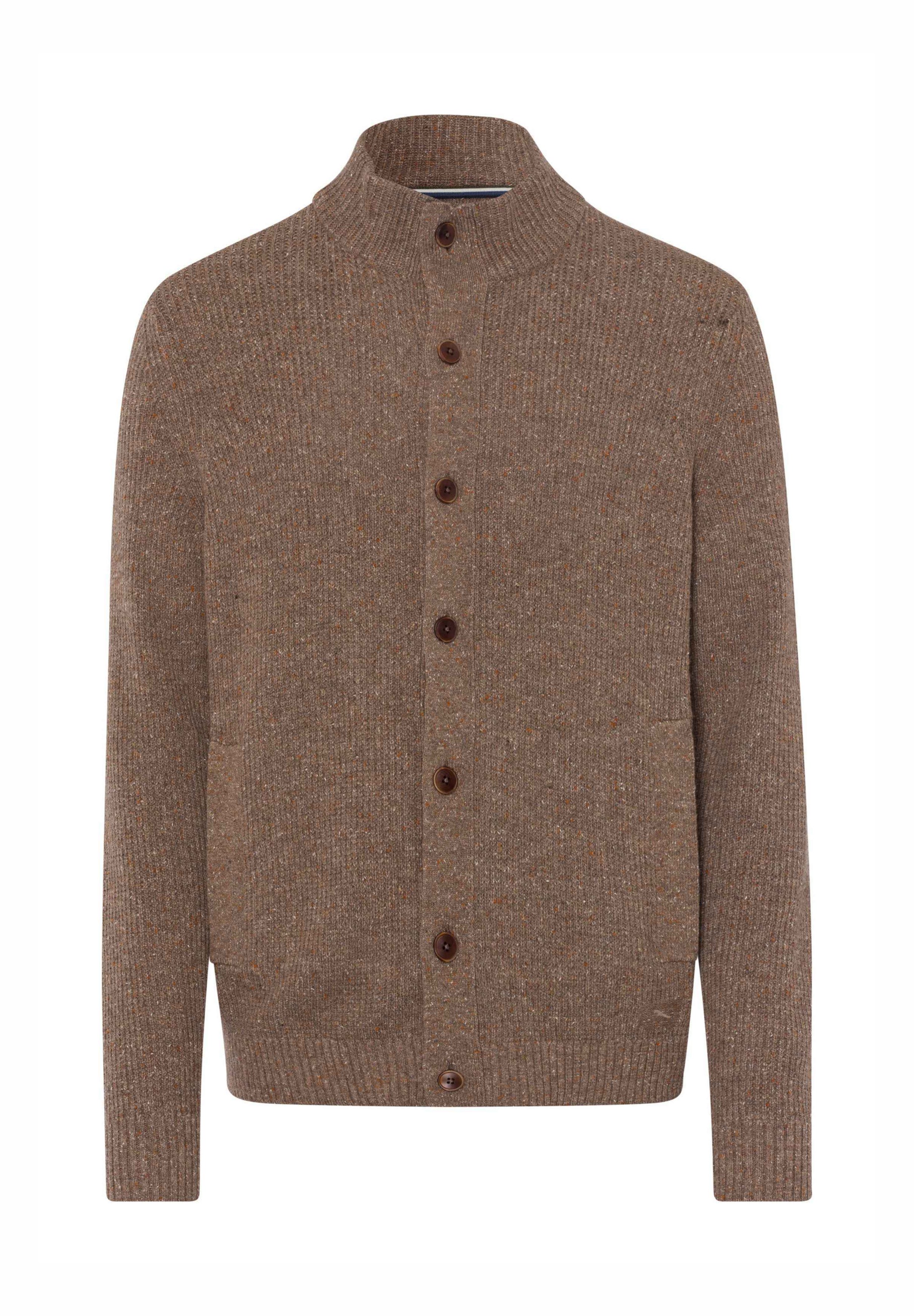 BRAX STYLE JEREMY - Cardigan - cappuccino/light brown - Zalando