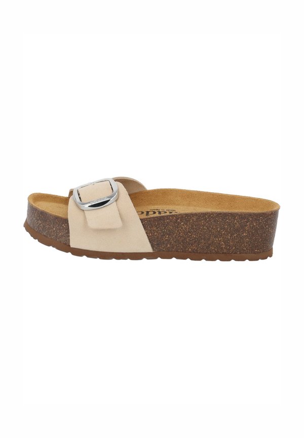 JELIA - Pantolette flach - beige