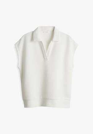 OPUS, REGULAR FIT STRUCTURED - Poloshirt - milk