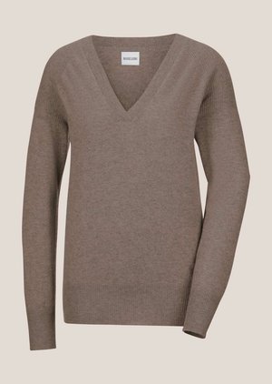 MADELEINE, Strickpullover - dark taupe   melange
