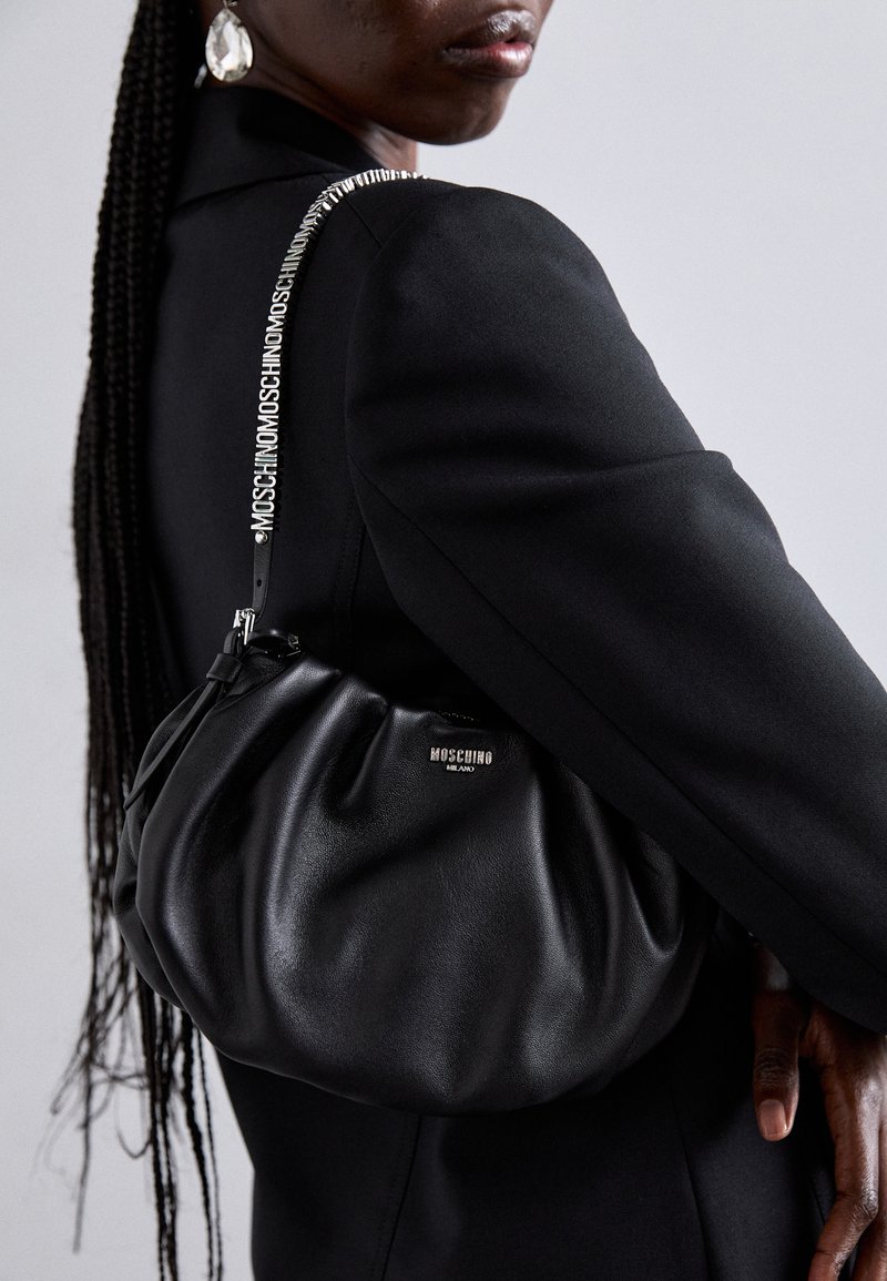 MOSCHINO MINI LETTERING - Handbag - nero