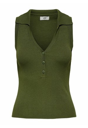 JDY, Knitted JDYNANNA Knitted - Polo - capulet olive