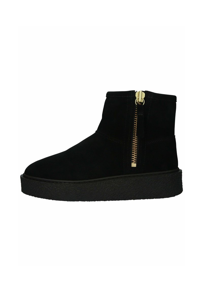 Blackstone ENJAR LUTIA - Plateaustiefelette - black/schwarz - Zalando