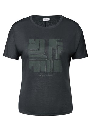 Cecil, T-Shirt print - grün