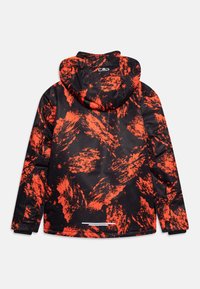 CMP KID JACKET SNAPS HOOD UNISEX - Snowboardjacka - antracite/arancio