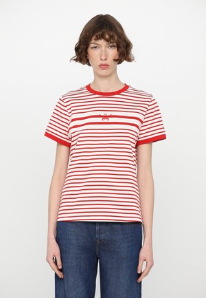 COL STRIPE - T-shirt med print - candy red