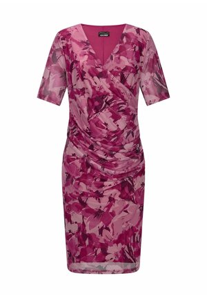 MESHKLEID WICKELKLEID MIT BLUMENMUSTER - Robe en jersey - rosé   patterned